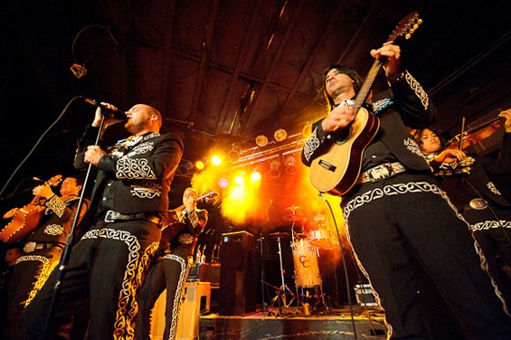 Mariachi El Bronx last night at Pop's in Sauget, Illinois. See the full slideshow here. - PHOTO: TODD OWYOUNG