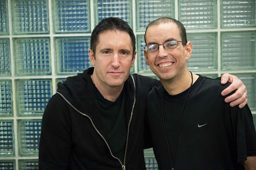 Youssef with Trent Reznor.