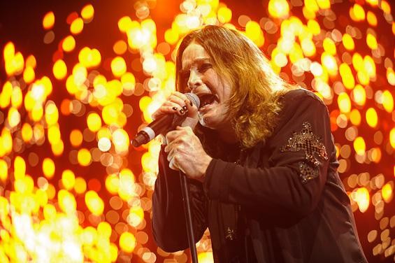 Ozzy Osbourne last night at the Scottrade Center - TODD OWYOUNG