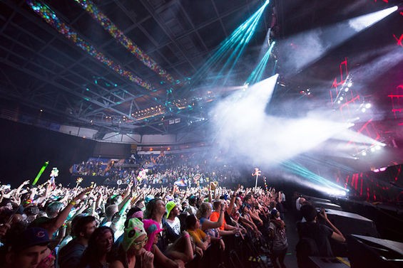Bassnectar at Chaifetz Arena in 2012. - TODD OWYOUNG