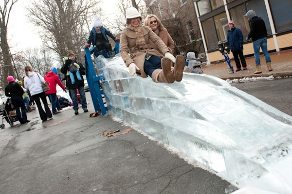 Stay frosty at the Loop Ice Carnival. - JON GITCHOFF