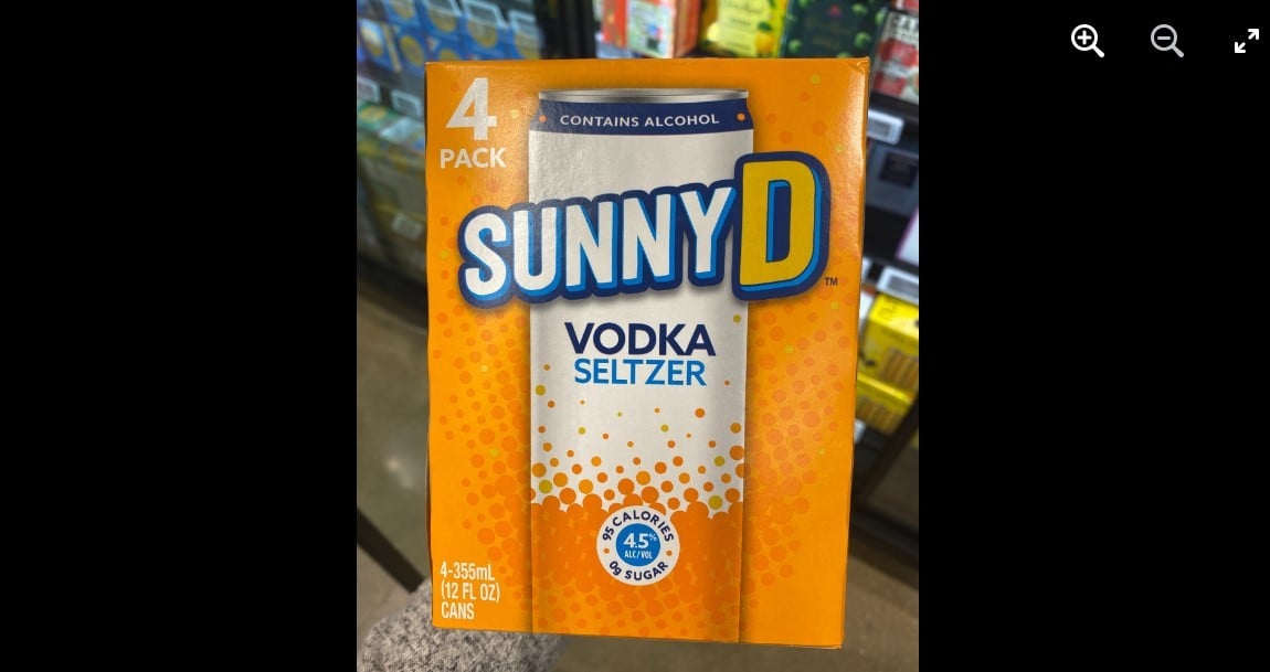 Sunny D Vodka Hard Seltzer, 4 pk / 12 fl oz - Metro Market
