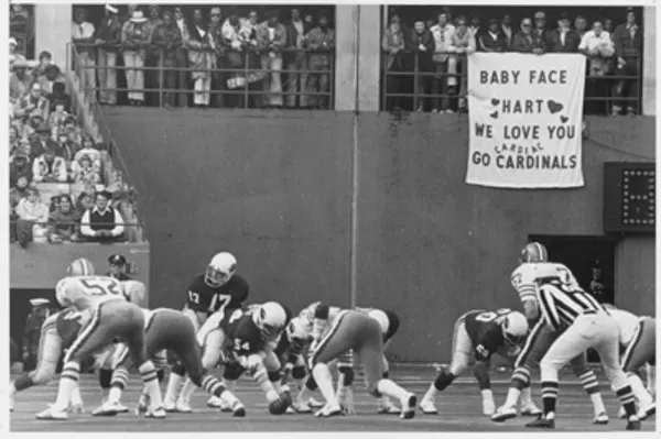 St. Louis Football Cardinals on X: Our friend @Joehardin261Joe is at it  again. He just shared this great shot from the 1974 season opener against  the Eagles at Busch Stadium.  /