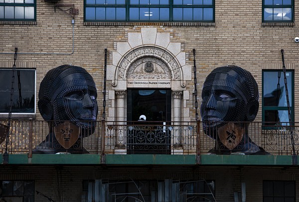City Museum’s New Talking Heads Watch Over Its Roof