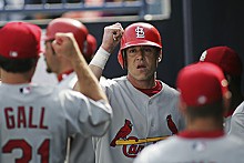 MATT MAY/US PRESSWIRE - Larry Bigbie during spring training of 2006 with the St. Louis Cardinals.