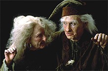 She's not a witch &mdash; she's his wife: Carol Kane and Billy Crystal in The Princess Bride.