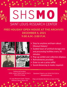 State Historical Society Holiday Open House Flyer - Uploaded by AJ Medlock