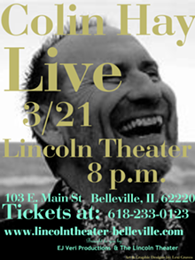 A very special evening with Colin Hay !!!!! - Uploaded by ejveri