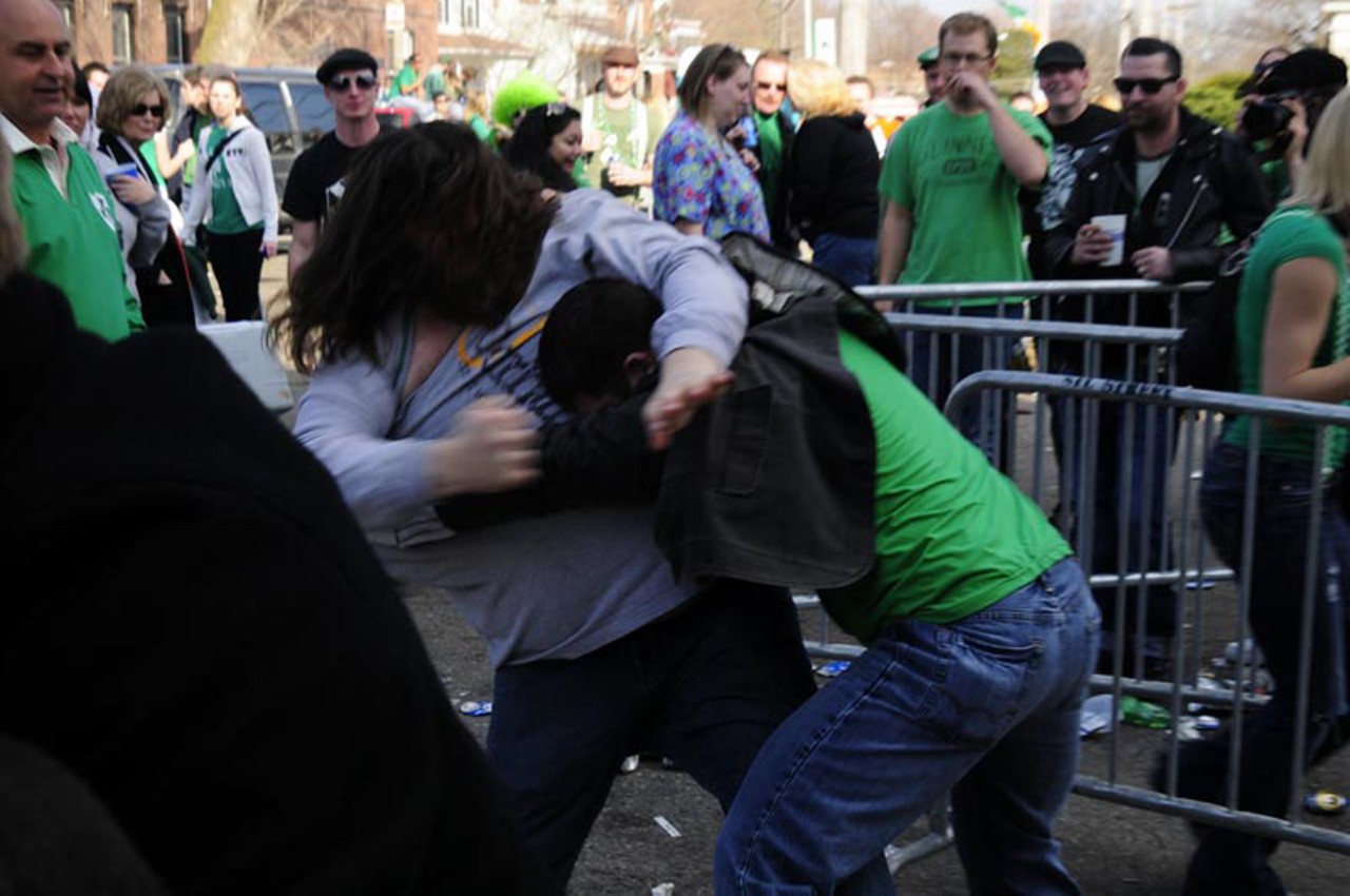 Fightin' Irish on St. Patrick's Day in Dogtown. See more photos from St. Patty's Day here.
