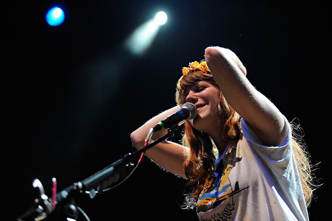 Indie fans fawned over the uber-cute Jenny Lewis on June 14 at the Pageant. More photos.