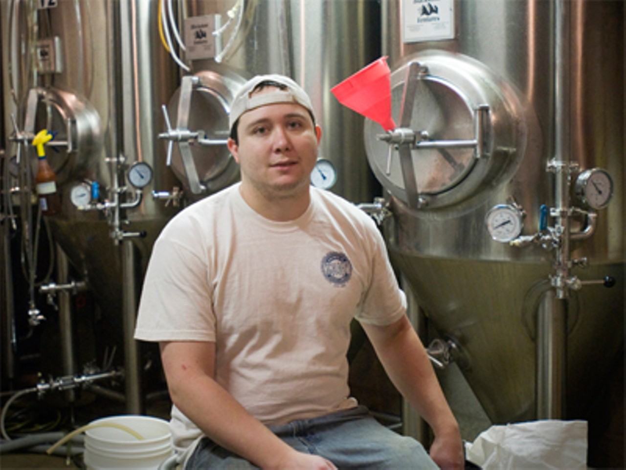 Mattinly Brewing Company's brewer and chemist Drew Huerter. 
Read "Tap City: How to approach Mattingly Brewing Company? Go for the beer. Stay for the beer." by Ian Froeb.