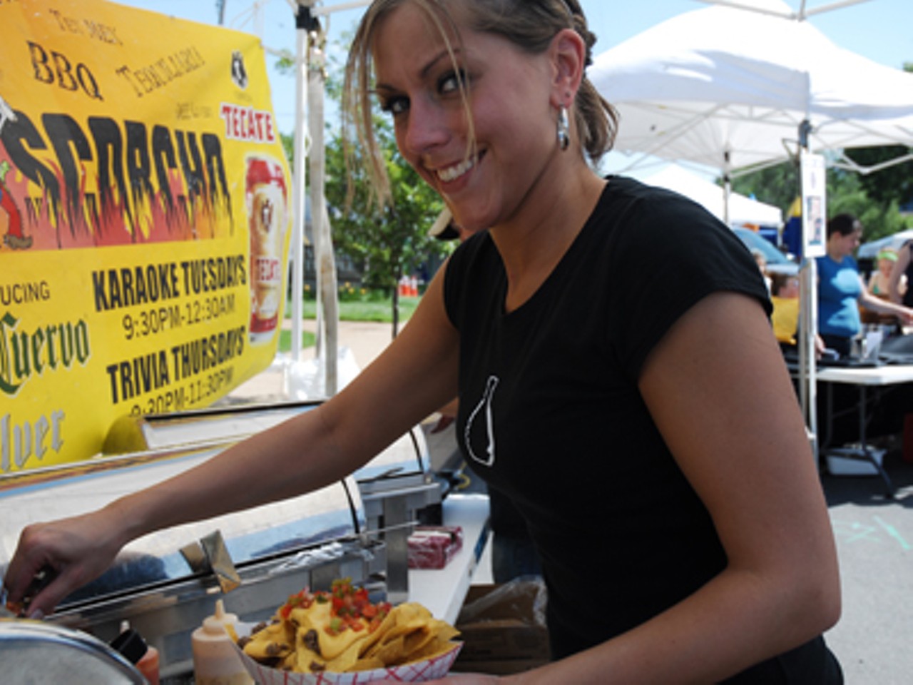 Nicole Flentge, Manager of El Scorcho, choose nachos, simply enough, because "they are cheesy and delicious."