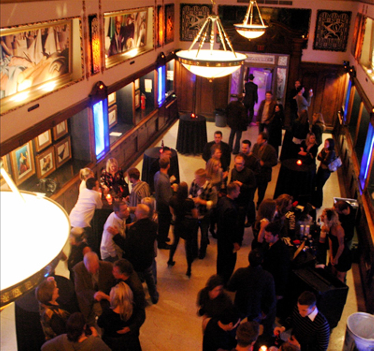 The main floor/entrance to the 3-level bar.