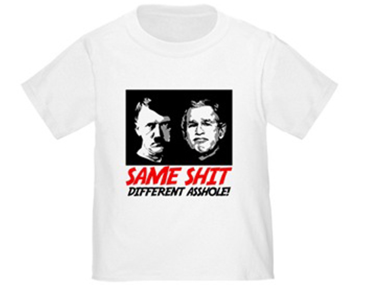"Bush Sux" T-Shirts
By the time junior or cousin Tim gets this shirt or any of the other 1,000 similar designs, it'll be relevant for about a month. Resist the urge because it's the "easy choice" for your liberal relative.