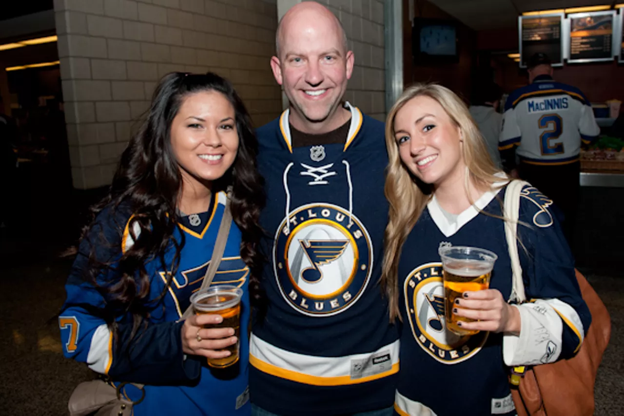 Fans of the Blues Home Opener St. Louis St. Louis Riverfront Times