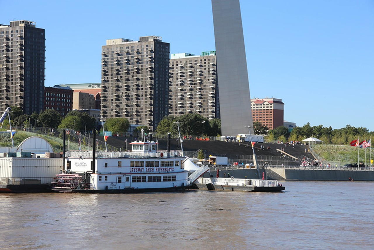 Accept any invitation to go out on a boat on the Mississippi River.