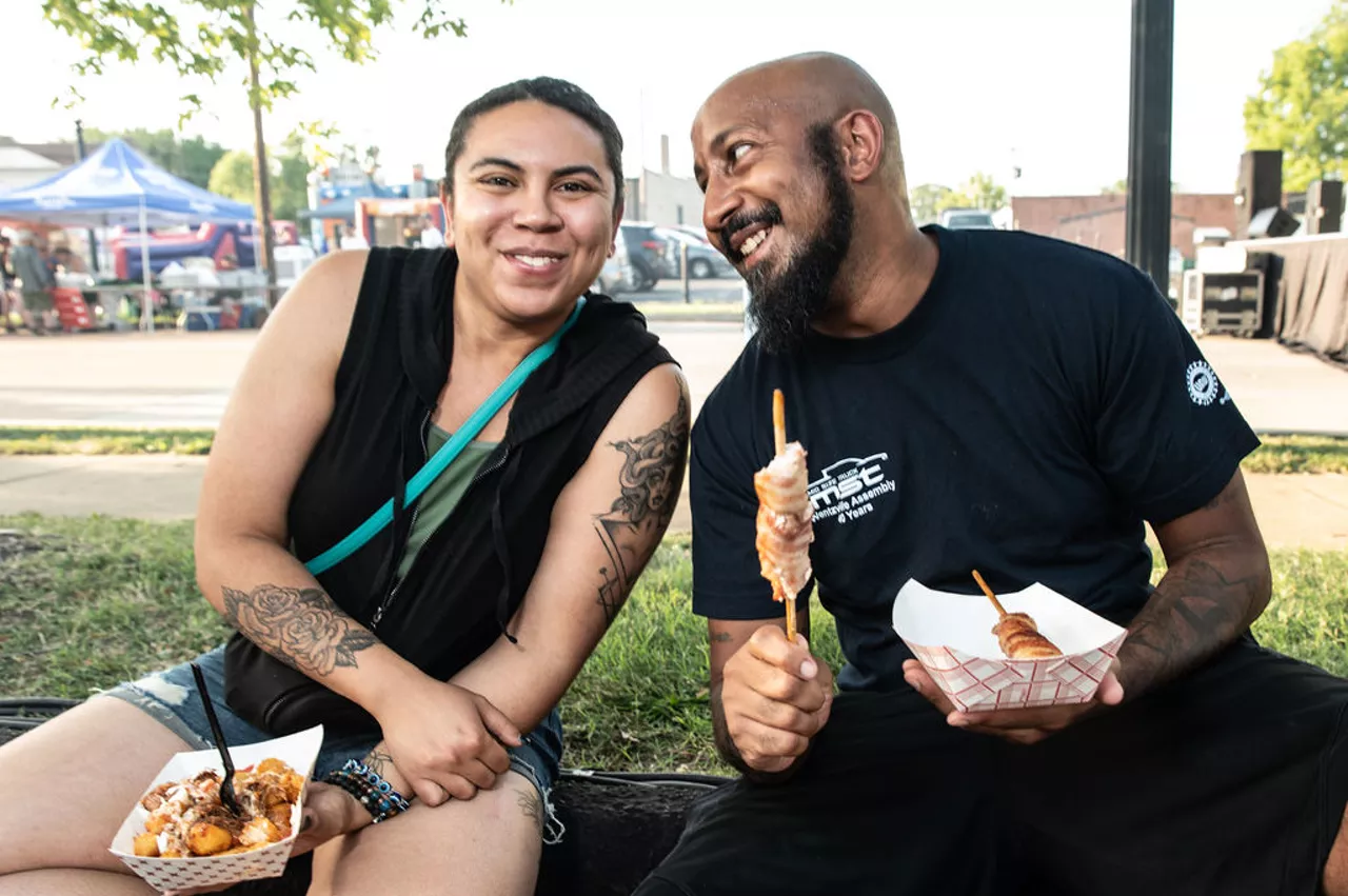 Everyone We Saw at the Pig and Whiskey Festival in Maplewood St