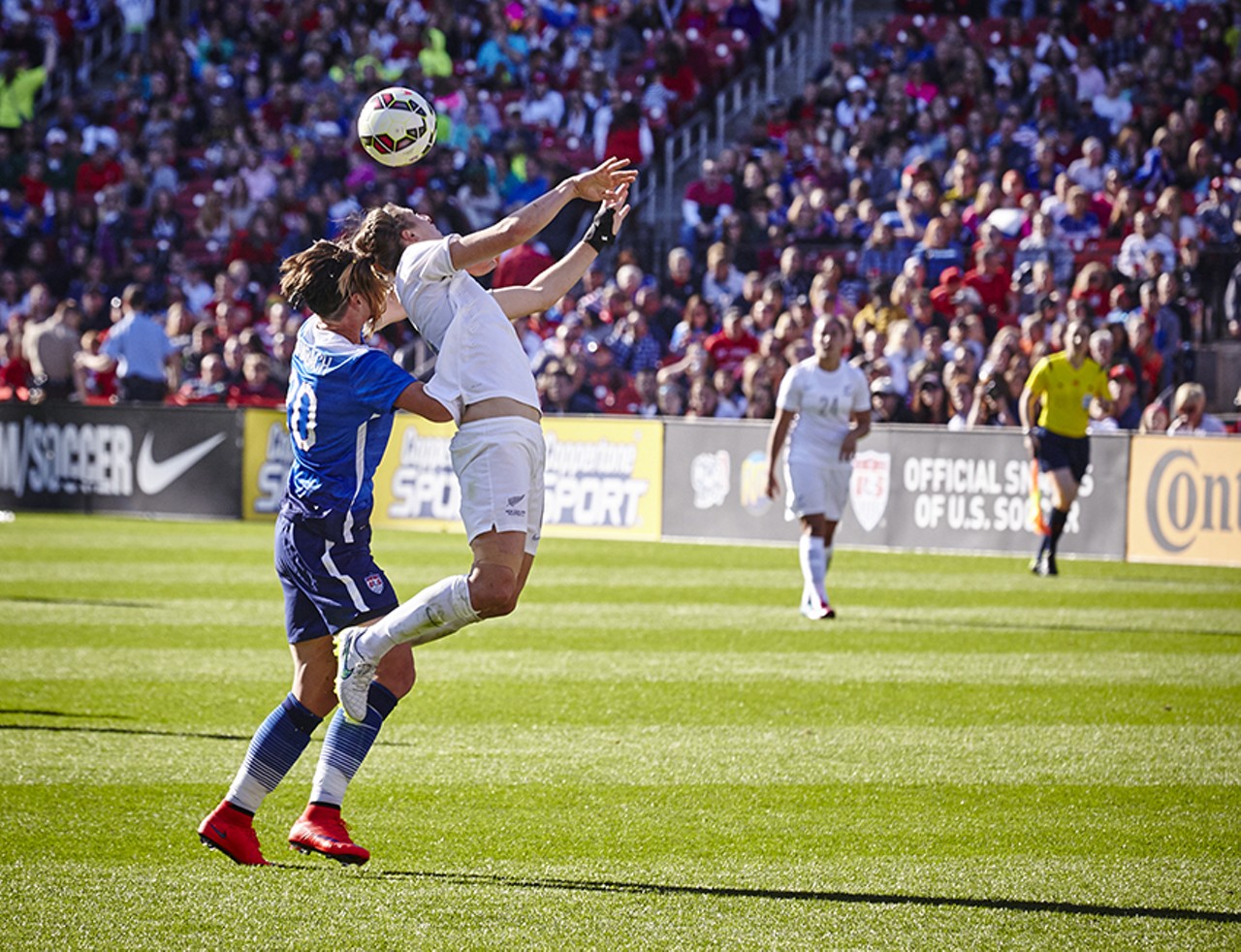 U.S. Women's National Soccer Team vs. New Zealand at Busch Stadium, April 4, 2015