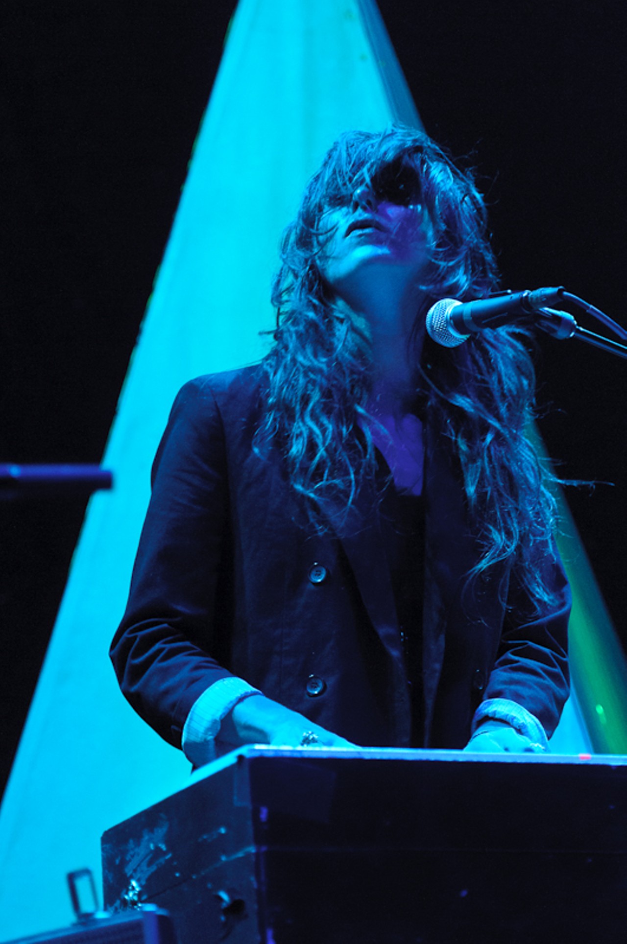 Beach House, opening for Vampire Weekend at Chaifetz Arena.