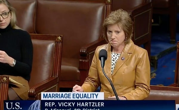 Missouri Congresswoman Vicky Hartzler speaking on the House floor.