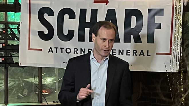 Former assistant US Attorney Will Scharf at his campaign kick off.