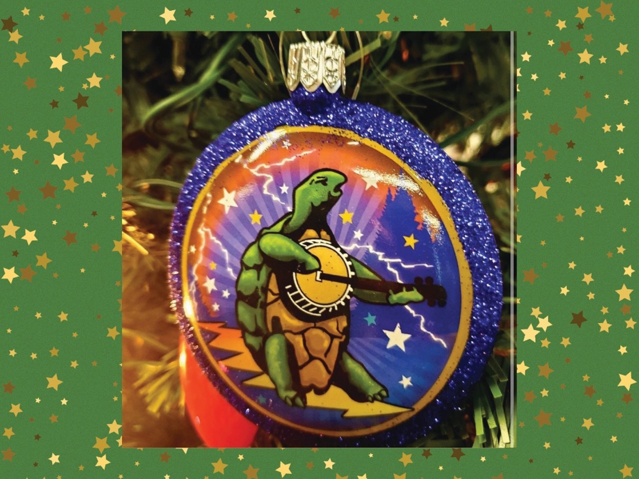 Grateful Dead Ornament from Sunshine Daydream: $6.99
(multiple locations, including 6303 Delmar Boulevard, sunshinedaydream.com) 
Deadheads love to show their dedication to their favorite band, Grateful Dead, even if that means sprucing up their Christmas tree with the famous Terrapin Turtle from the band&#146;s 1977 album Terrapin Station. Located on the Delmar Loop, Sunshine Daydream has plenty of Grateful Dead ornaments. But, there are also plenty of hippie ornaments, as well.
Photo credit: Sunshine Daydream