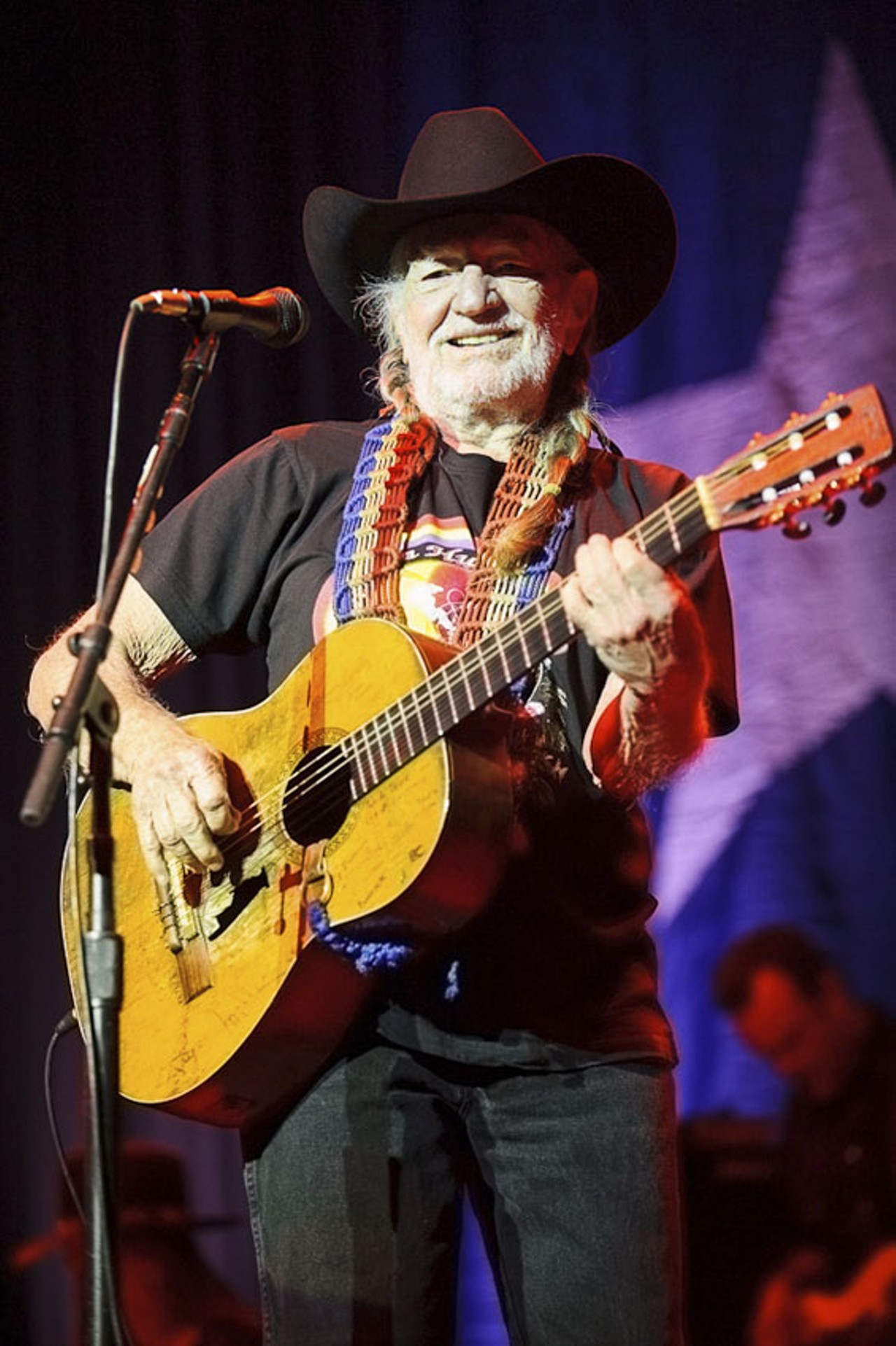 Willie Nelson performing at the Pageant in St. Louis on April 17, 2012.