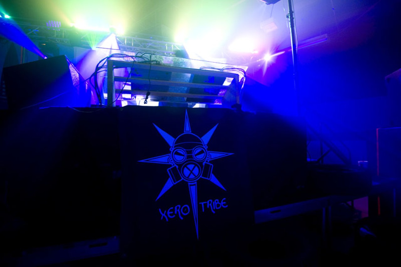 Xero Tribe's Post-Apocalypse had a slew of DJs and artists throughout the night.